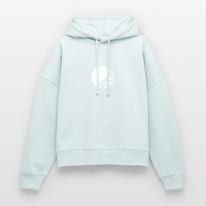 LIGHTWEAVE Women's Boxy Hoodie - blue ice
