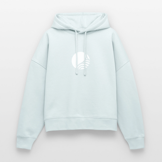 LIGHTWEAVE Women's Boxy Hoodie - blue ice