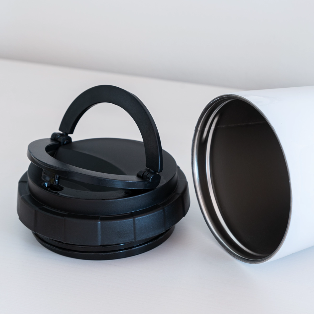 Leaping 16 oz Travel Mug - white