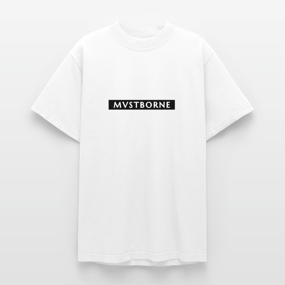 MVSTBORNE Block Unisex T-Shirt - white