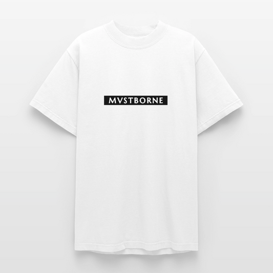 MVSTBORNE Block Unisex T-Shirt - white