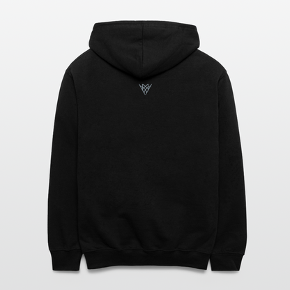 Contrast Hoodie - black/heather gray