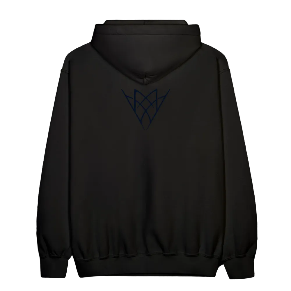 The Glittering Dark Hoodie - black