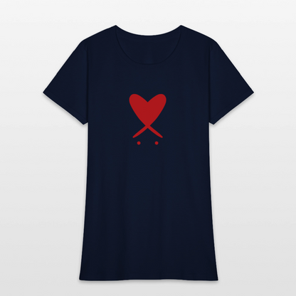 CHERISH Women's Tee - navy