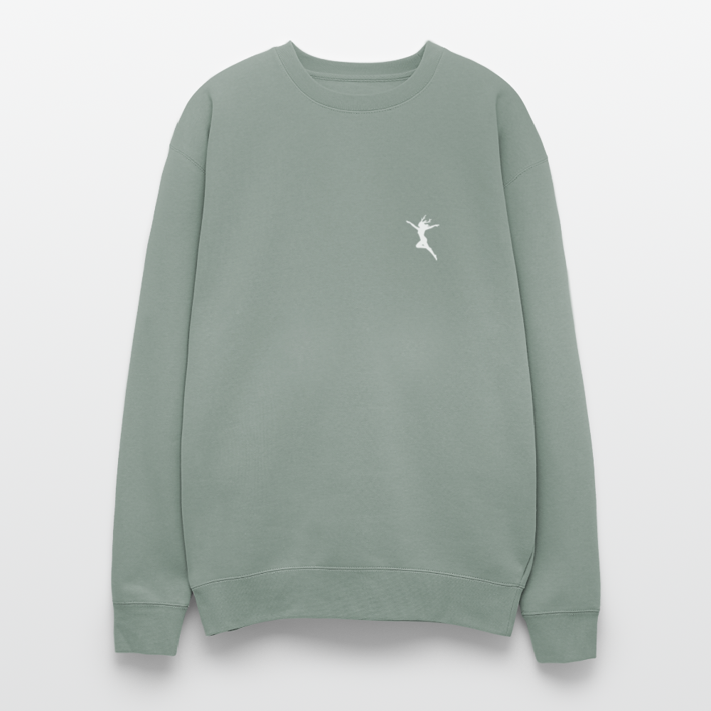 Leaping Sprite Unisex Sweatshirt - sage