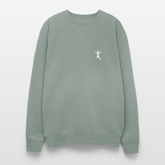 Leaping Sprite Unisex Sweatshirt - sage