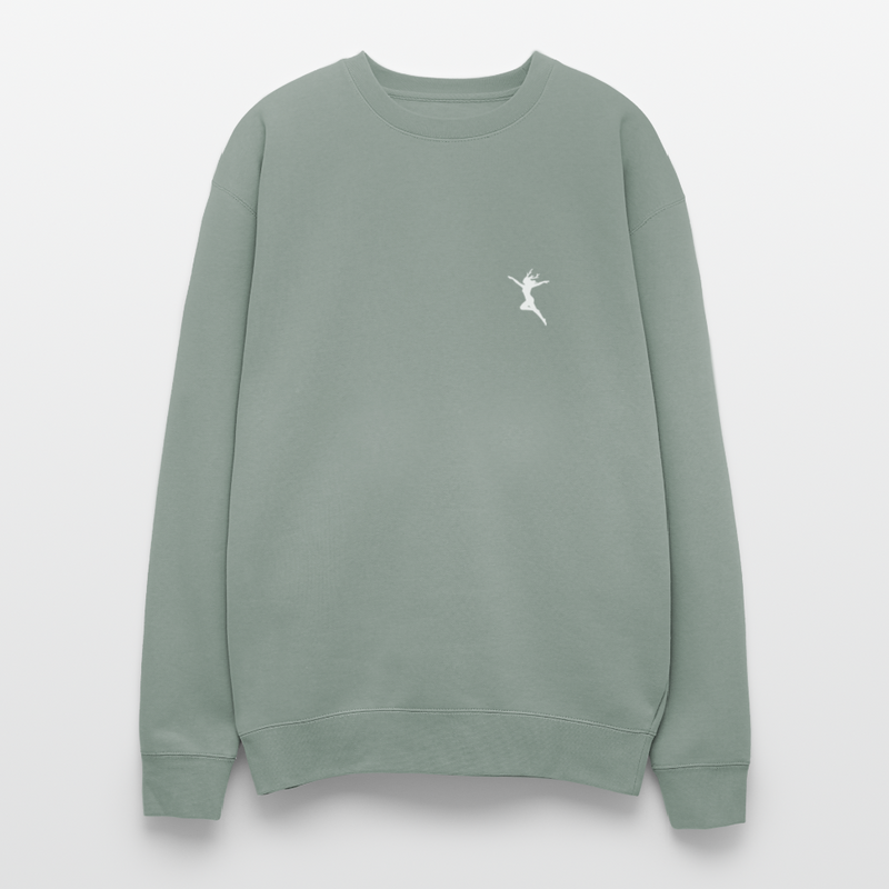 Leaping Sprite Unisex Sweatshirt - sage